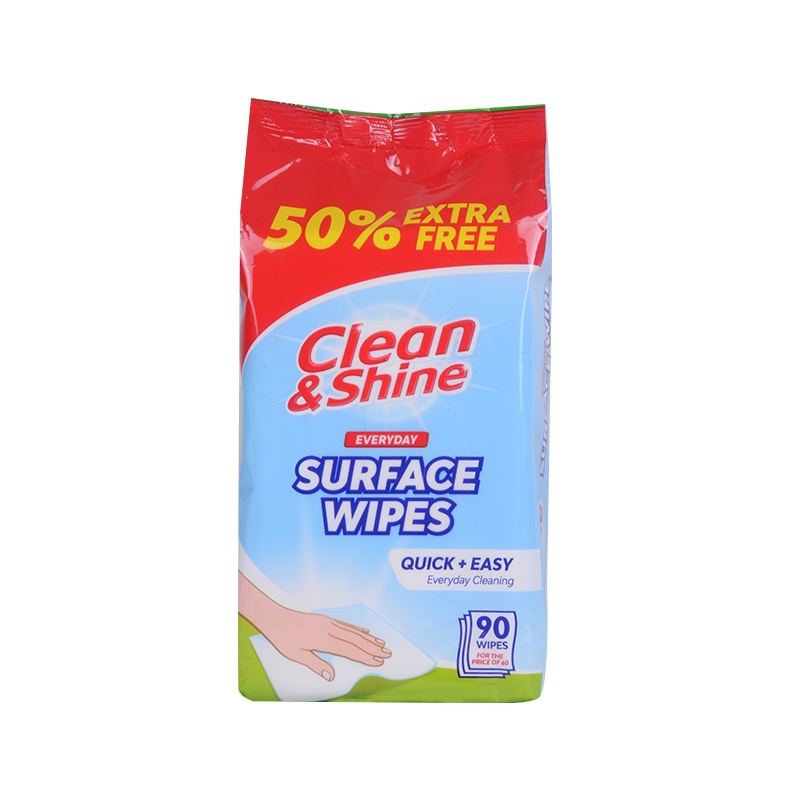 [自有仓库]OASSO高效卫生消毒除菌湿巾大包装90片家庭量贩常备