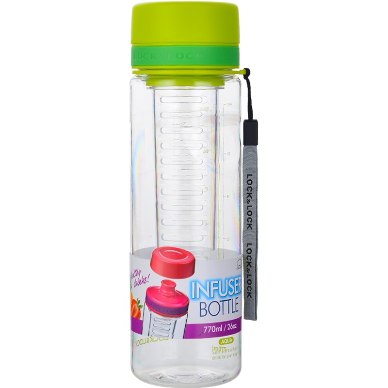 乐扣乐扣旗舰店运动水杯 便携泡茶水果瓶 男女士学生随手杯塑料杯
