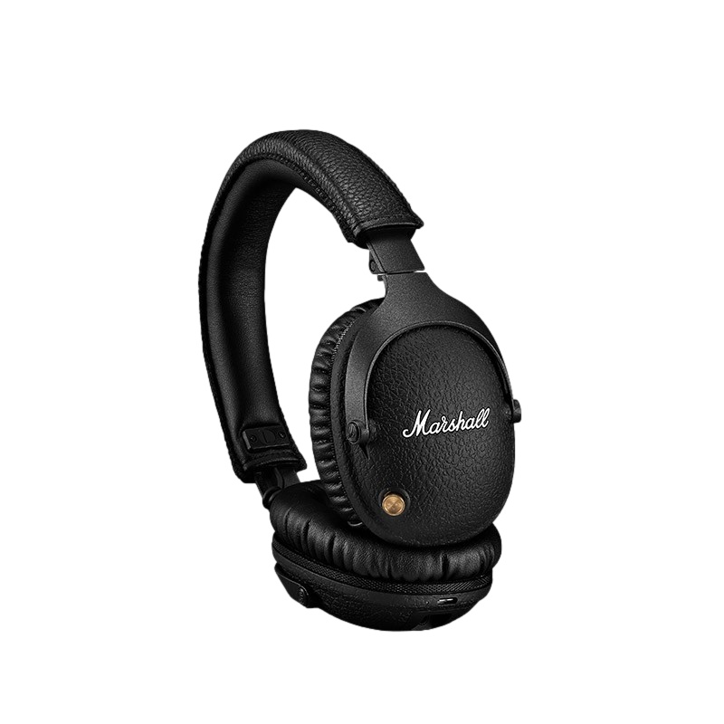 马歇尔(Marshall)Monitor II ANC耳机包耳式主动降噪无线蓝牙高音可折叠耳麦 黑色