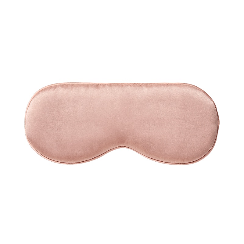 小米生态链 8H真丝眼罩 睡眠遮光吸湿透气 男女款缓解眼疲劳学生护眼神器-桃红色