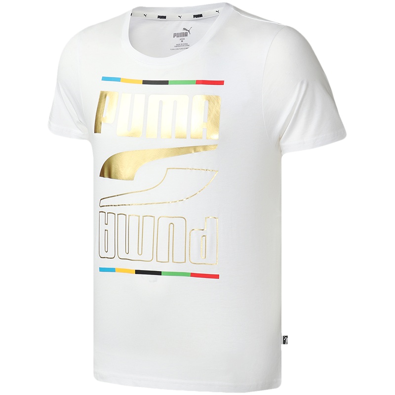 PUMA彪马男装运动服休闲圆领短袖T恤586589