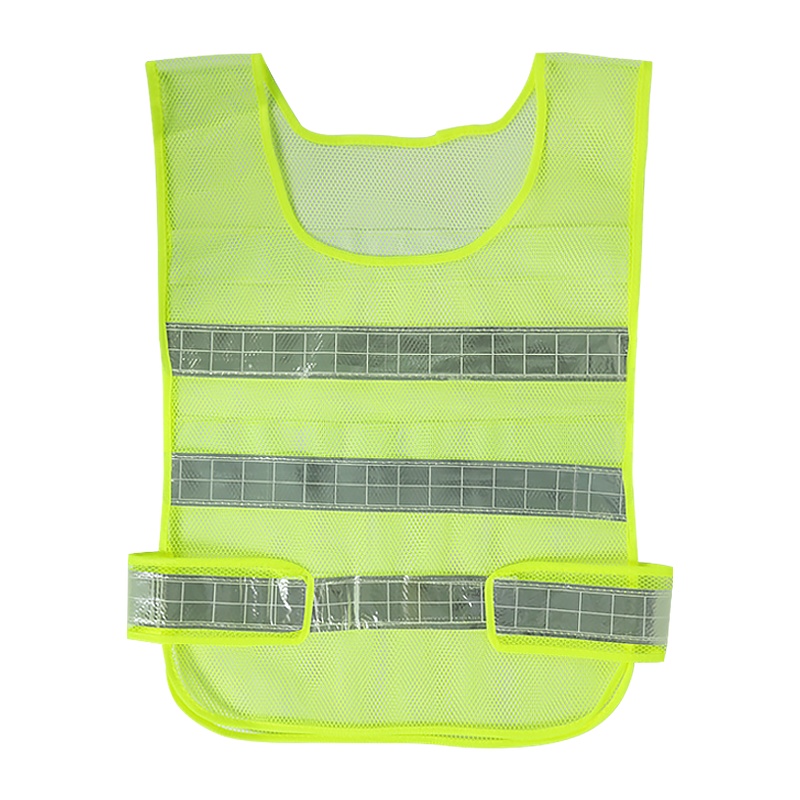 趣行 反光衣 反光背心 荧光黄网银条高亮汽车交通安全警示马甲 环卫施工执勤骑行安全服