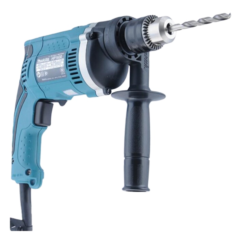 牧田(makita) 冲击钻HP1630可调速多功能电钻16MM大功率710W石材混凝土打孔电钻 单台标配(单位:台)