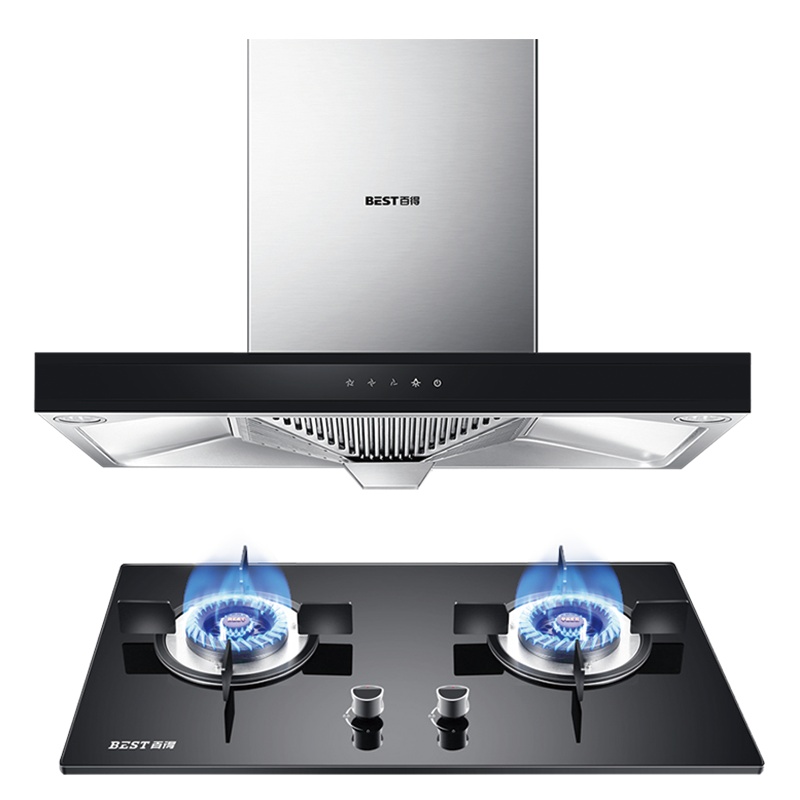华帝百得(BEST)烟灶套装烟灶套餐欧式触控抽油烟机燃气灶液化气天然气DY22+QE20