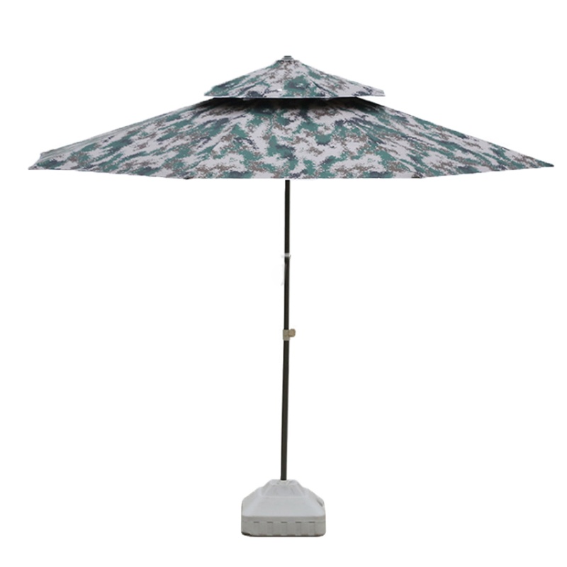 兵行者 BXZ-MCZYS 户外防晒迷彩遮阳伞加厚加大迷彩遮阳伞带底座 迷彩遮阳伞