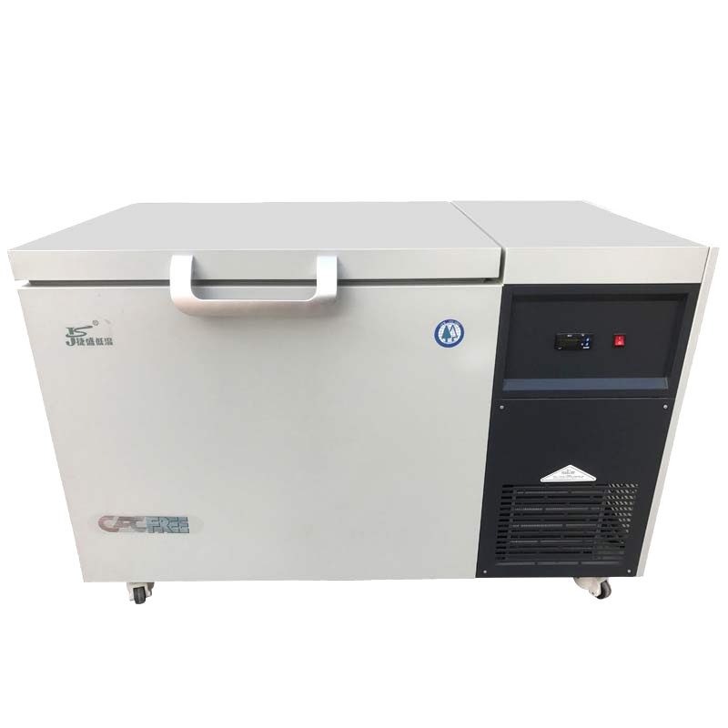 捷盛(JS)DW-60W105 -60℃105升豪华型卧式超低温冷柜金枪鱼海鲜低温柜保存箱工业超低温试验设备低温冰柜