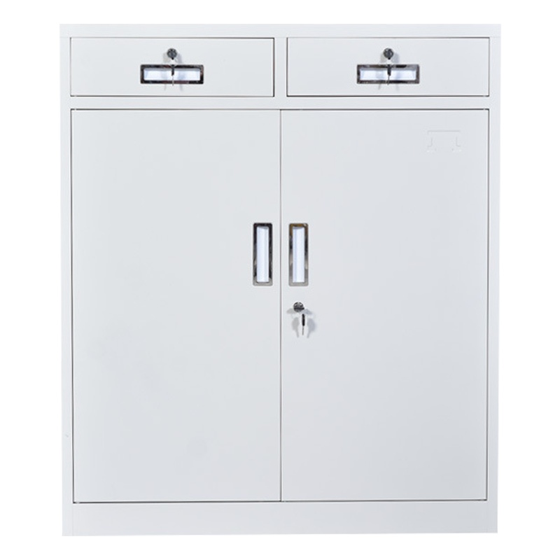 DXBG钢制文件柜办公室铁皮柜资料档案柜中二斗矮柜带锁储物柜厂家直销