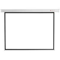 红叶150英寸4:3玻纤电动遥控幕布 投影仪幕布 商务办公 还原度高