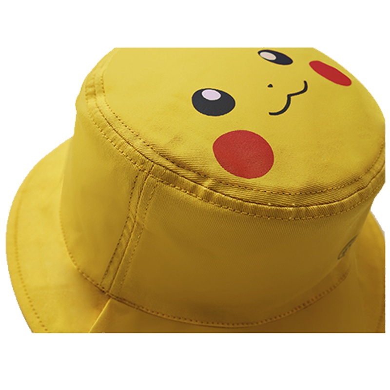 宝可梦-LITLAB皮卡丘联名款双面渔夫帽遮阳卡通动漫国潮渔夫帽-CN-YUH-042-01