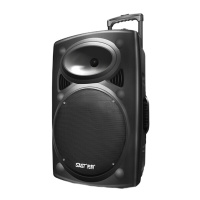 先科(SAST)A90 15英寸大功率重低音广场舞音响 移动户外蓝牙拉杆音箱
