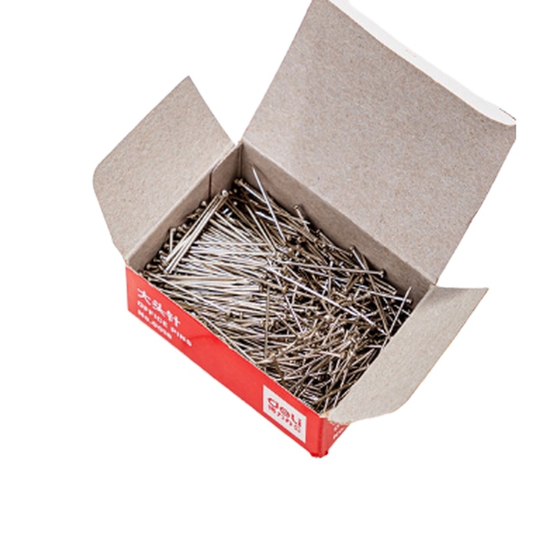 新得力(deli)0016 2#24mm大头针直别针 服装裁剪定位针(50克/盒)10盒装