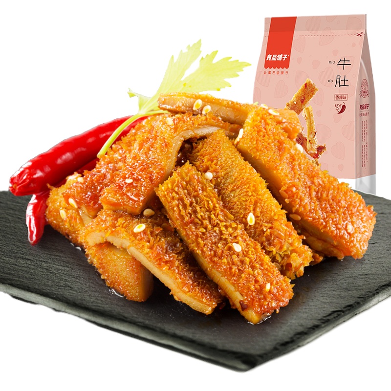 良品铺子秘制牛肚92g×2袋 (香辣味)香辣味熟食牛肉休闲零食食品