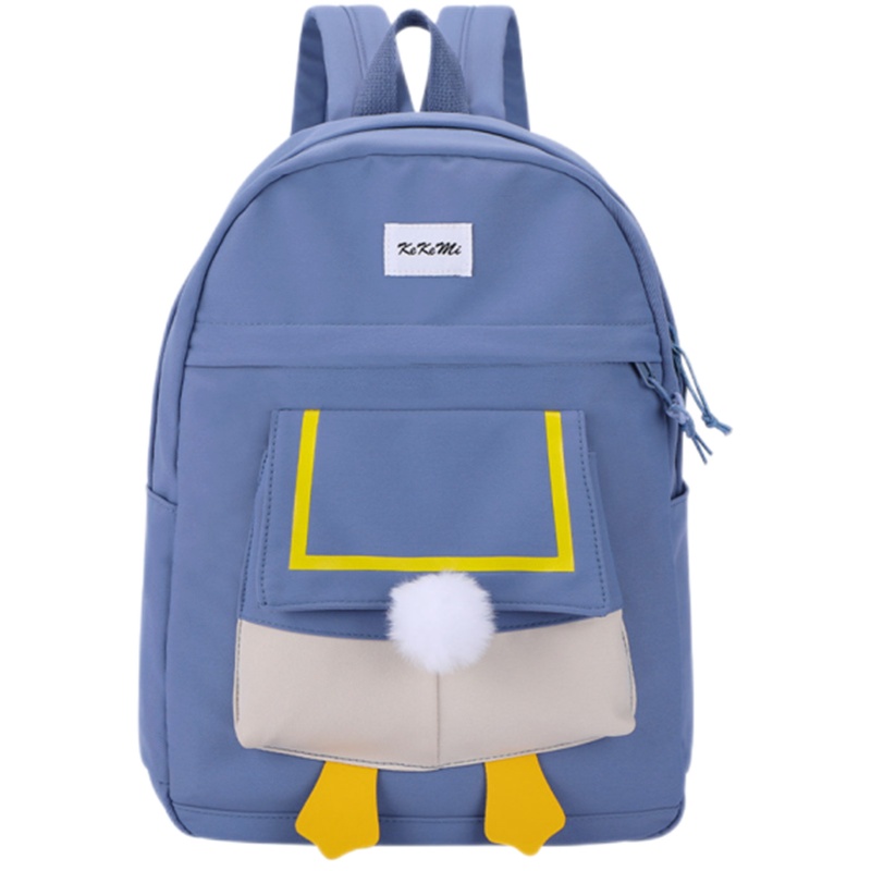 迪嘉乐夏天时尚简约双肩包韩版休闲学生书包女儿童春游大容量背包