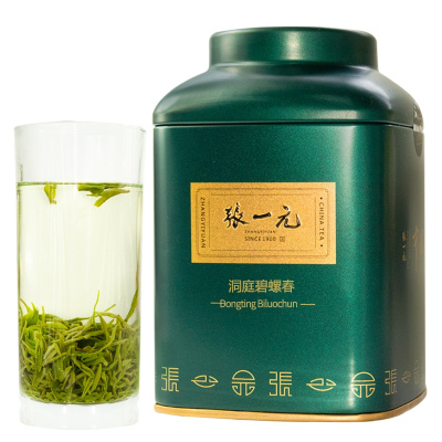 张一元茶叶 经典系列碧螺春桶装40g(10包) 绿色