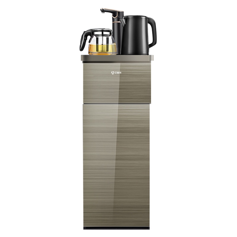 艾美特茶吧机家用全自动智能冷热型饮水机 多功能办公室家用立式下置水桶 煮茶烧水电水壶YD522