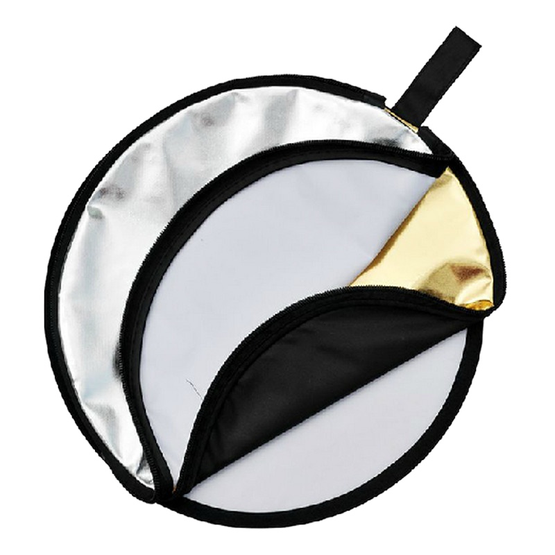 DTOTC神牛五合一反光板 金银黑白透明柔光板户外摄影人像写真反光板反射补光板 100*150CM