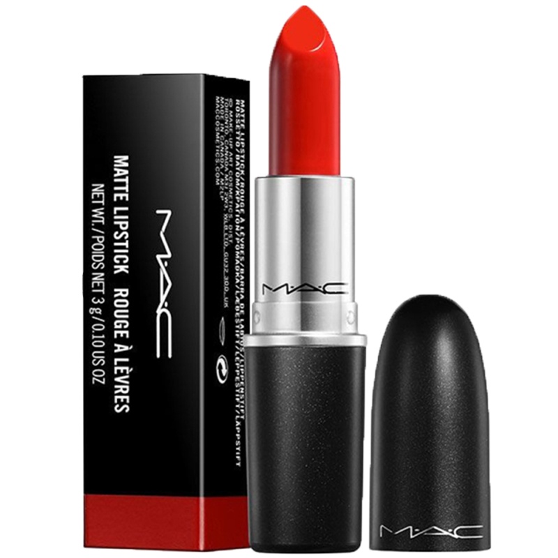 [专柜正品 顺丰速运]MAC 魅可 红色系口红 Chili小辣椒秀智色 3g +生姜高光#DOUBLE GLEAM 9g