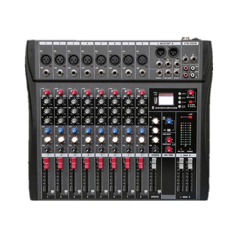 GLSCO/格兰斯歌 GL-MS802 DJ音响设备 8路调音台 蓝牙