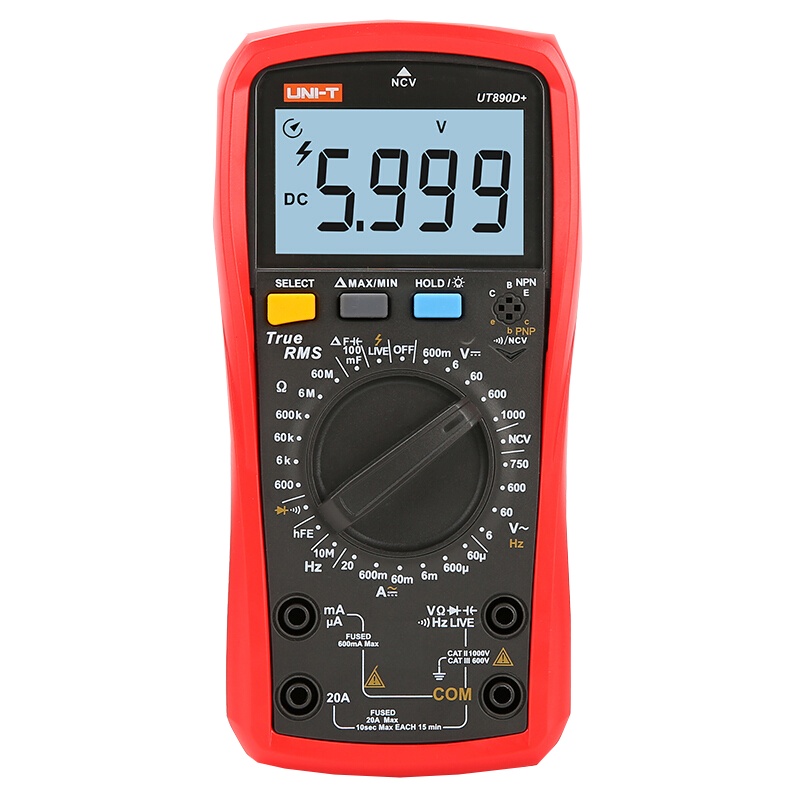 优利德 UT890D 数字万用表 单位(件)