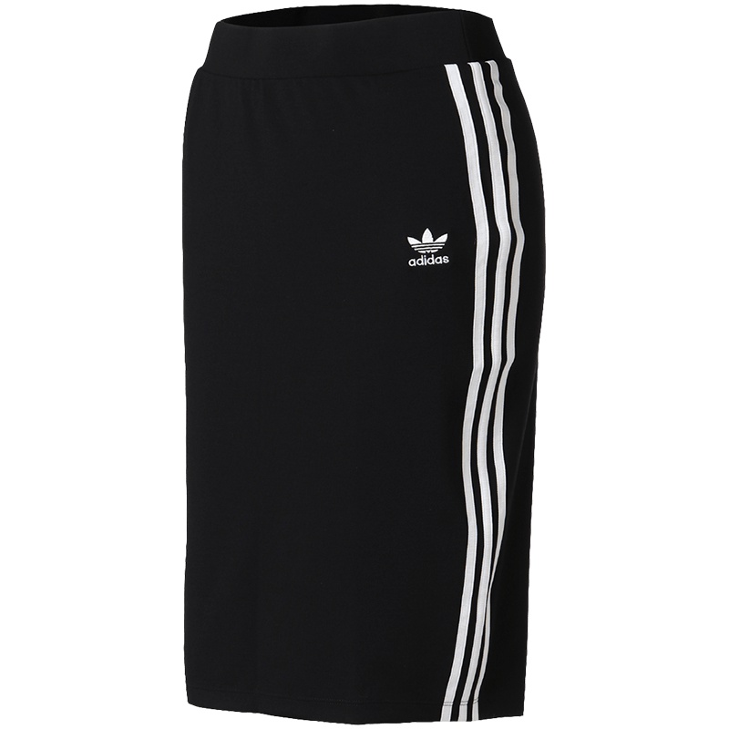 adidas阿迪达斯三叶草女子裙子半身裙休闲运动服CE5609 30 CE5609黑