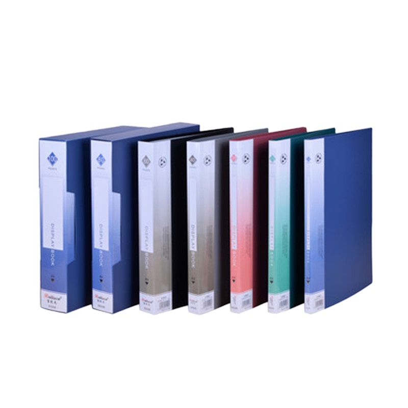 百利文活页资料册A4办公文件册100页文件夹插页夹80页带壳B10AB
