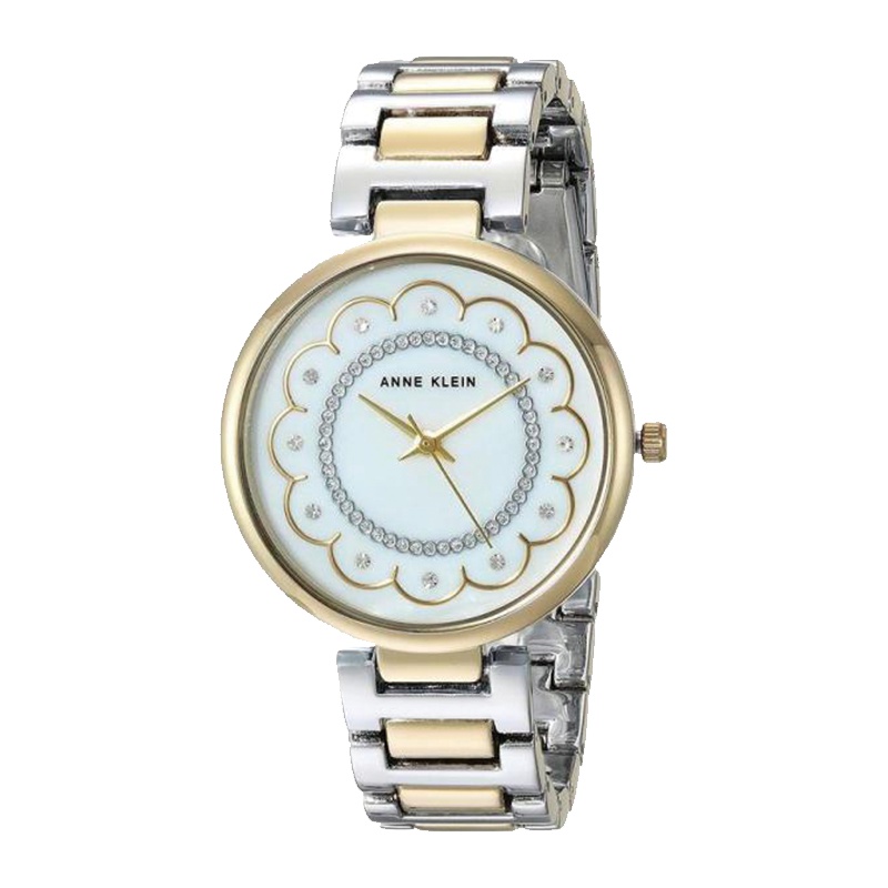 安妮克莱因（ANNE KLEIN）摩登复古系列时尚简约合金石英女士手表AK2843MPTT