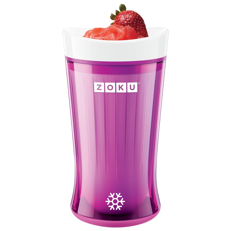 美国ZOKU创意冰沙杯夏日杯冷饮杯冰淇淋奶昔杯子自制作器冰激凌杯(紫色)
