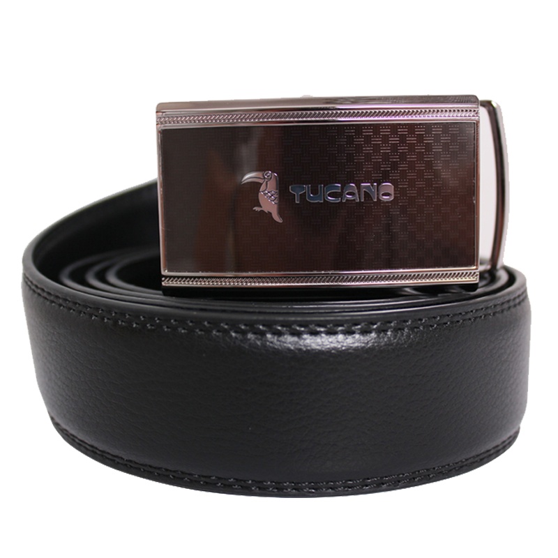啄木鸟（TUCANO）男士皮带经典商务自动扣牛皮腰带 WDE3301A-88B0