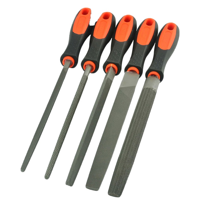 华丰巨箭(HUAFENG BIG ARROW)国际款中齿圆锉(双色套柄)HF-6113206G/5支