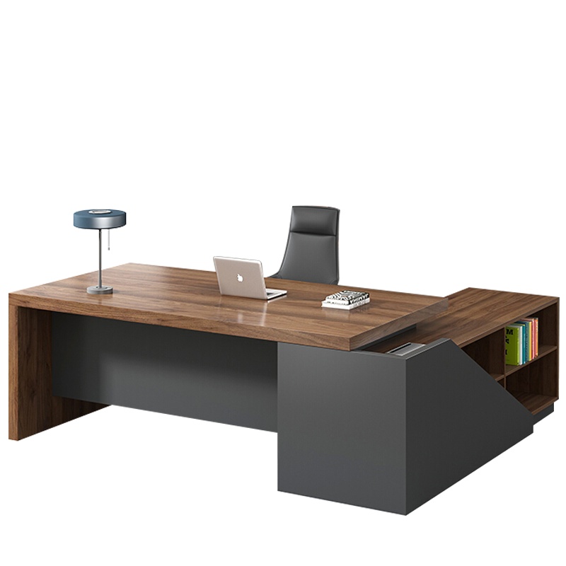 欧宝美办公家具老板桌大班台经理桌总裁现代简约主管桌