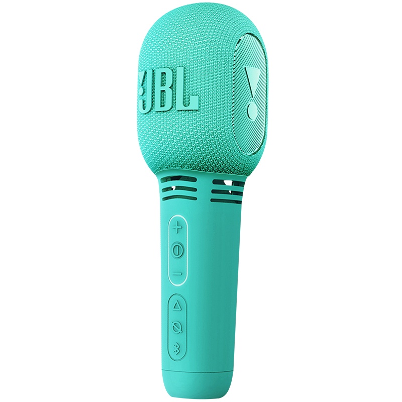 JBL无线话筒KMC300话筒音响一体麦克风带声卡录音网红主播专用唱歌话筒套装手机通用台式电脑全能电容麦 绿色