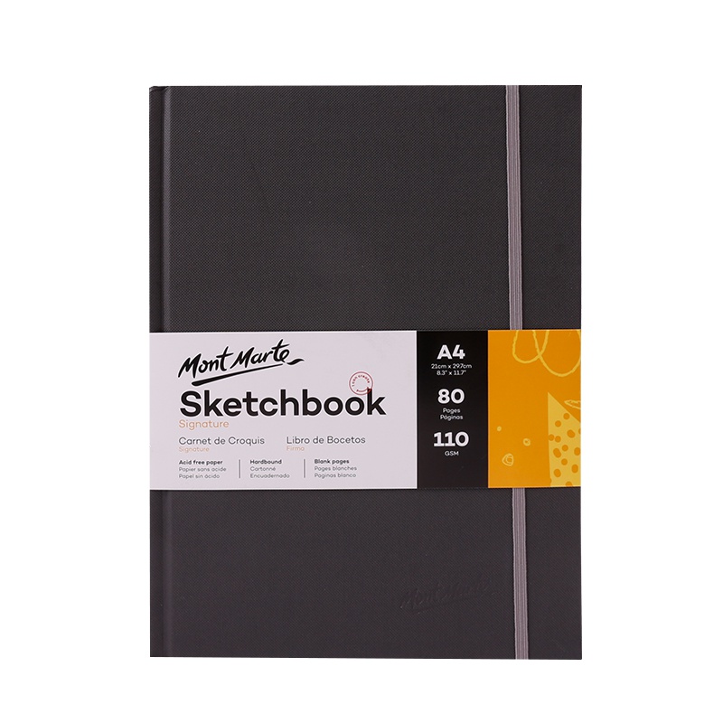 蒙玛特MontMarte A4素描本学生用110克速写本美术生速写旅行画纸手绘绘画本子空白彩铅画画专用