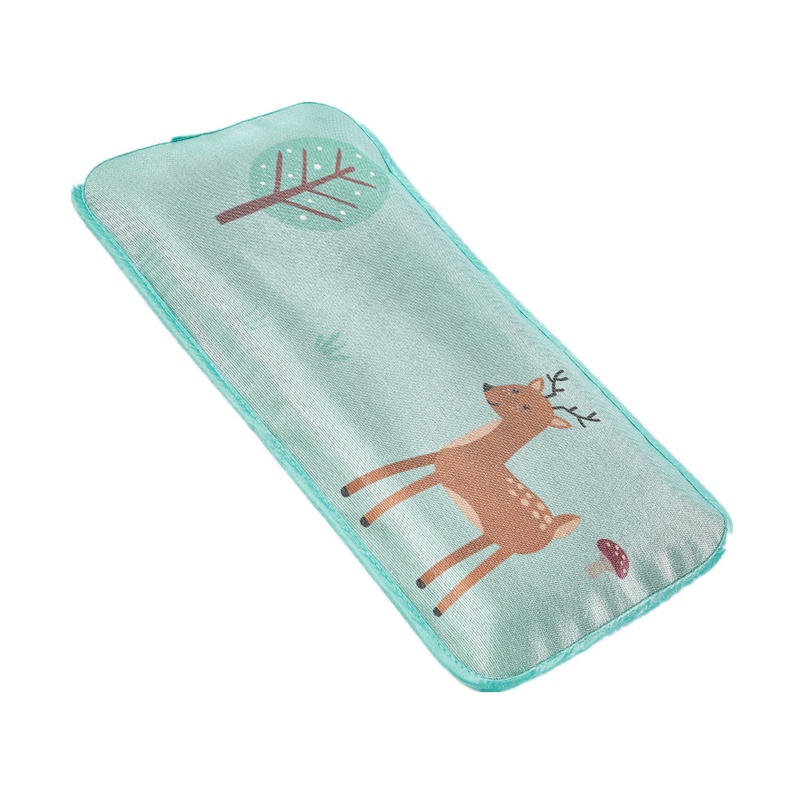 婴蓓宝宝婴儿凉枕0-1岁夏季透气冰丝+荞麦壳吸汗枕小孩新生儿童3-6岁幼儿园