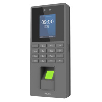 得力(deli)13888人脸识别+指纹考勤机打卡机上班签到机免安装U盘下载自动生表2.4英寸彩屏语音户外工具