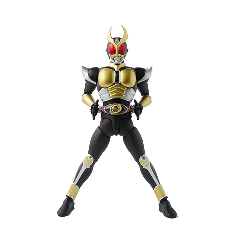 梦幻工场 国产WD 假面骑士真骨雕手办 蒙面超人3 阿极陀 大地形态 中古 黑金 关节可动模型男孩玩具