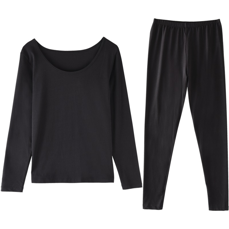 爱帝保暖内衣女套装男士秋衣秋裤薄款秋冬新款打底棉毛衫保暖衣