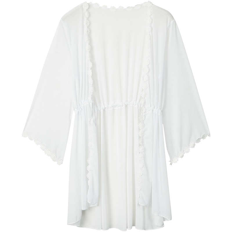 泳衣外套罩衫遮肉显瘦雪纺沙滩裙 裹裙披纱比基尼外搭度假防晒衣