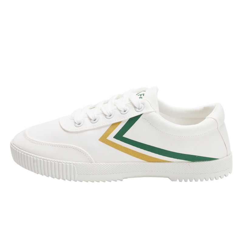 feiyue飞跃小白鞋女经典国货帆布鞋法国版休闲运动学生板鞋街拍潮款小红书ins超火鞋子无字母版飞跃男鞋