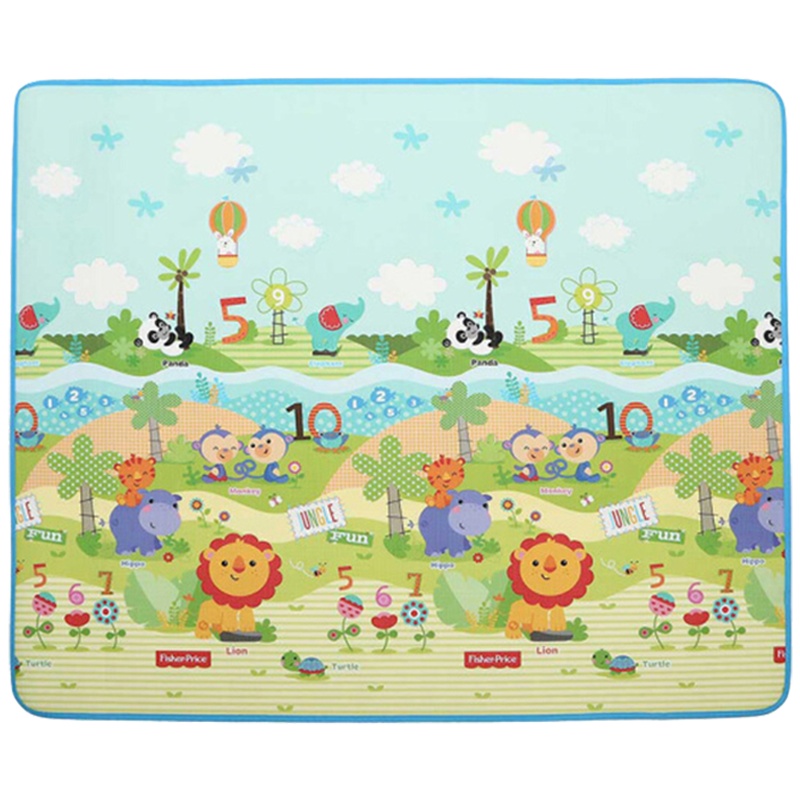 费雪婴儿进口加厚双面 爬行垫 游戏垫 BMF22 (180*200*1cm)
