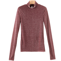 晚白2020冬季新品时尚简约高领长袖内搭休闲百搭常规款打底衫女