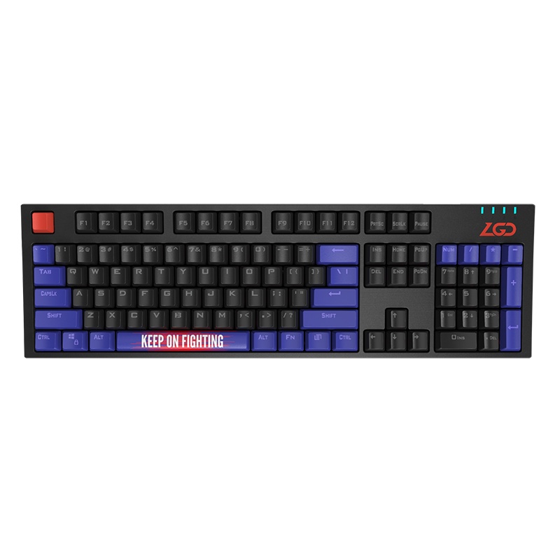 攀升 VTG-A5 LGD战队定制版 青轴 机械键盘 游戏键盘 104键键盘