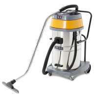 洁霸BF502吸尘吸水机双马达大功率干湿两用70L大容量酒店宾馆工厂车间洗车场立式 吸尘器颜色随机发货