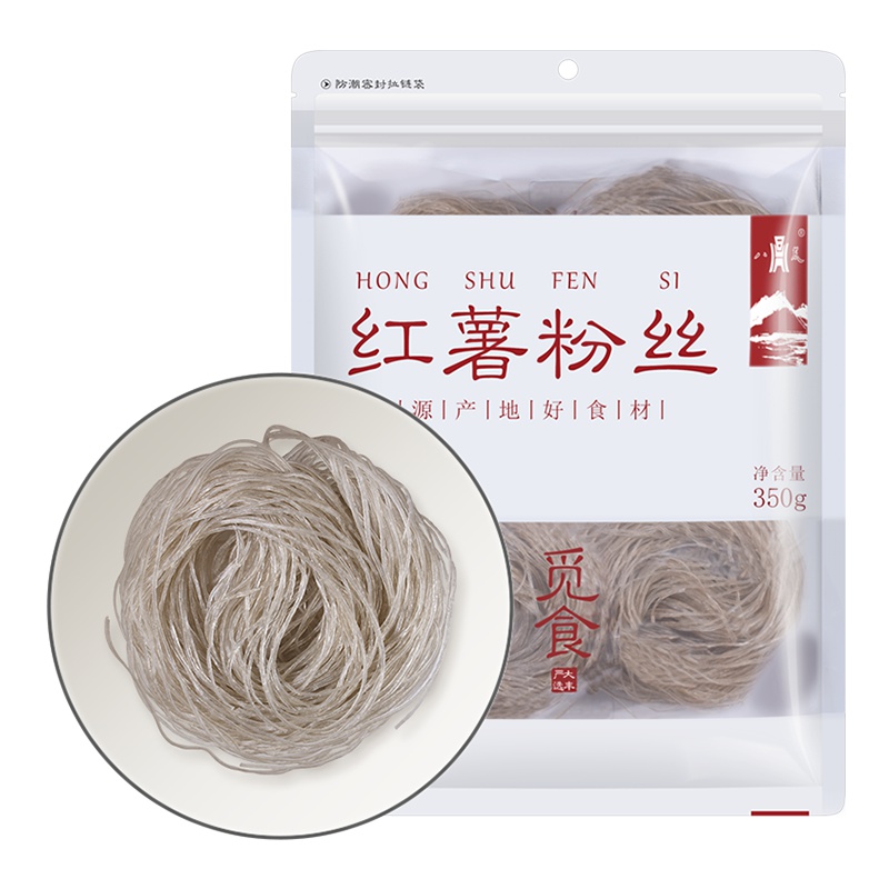 八荒 红薯粉丝350g 红苕粉 口感筋道 凉拌 火锅