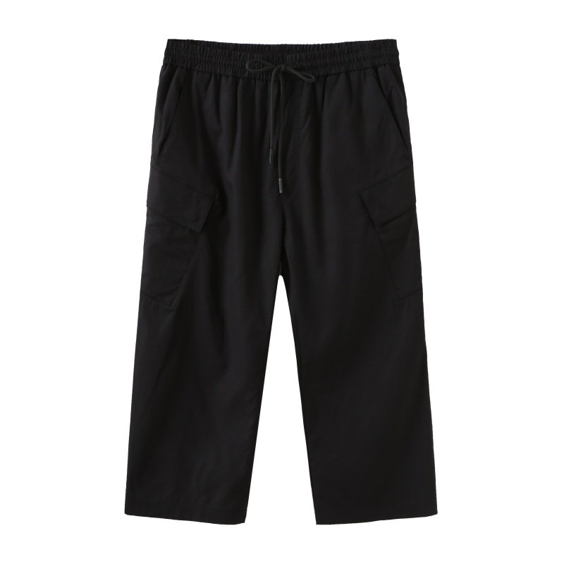 商场同款马克华菲休闲裤男士2019夏季新款多口袋舒适潮流八分中裤