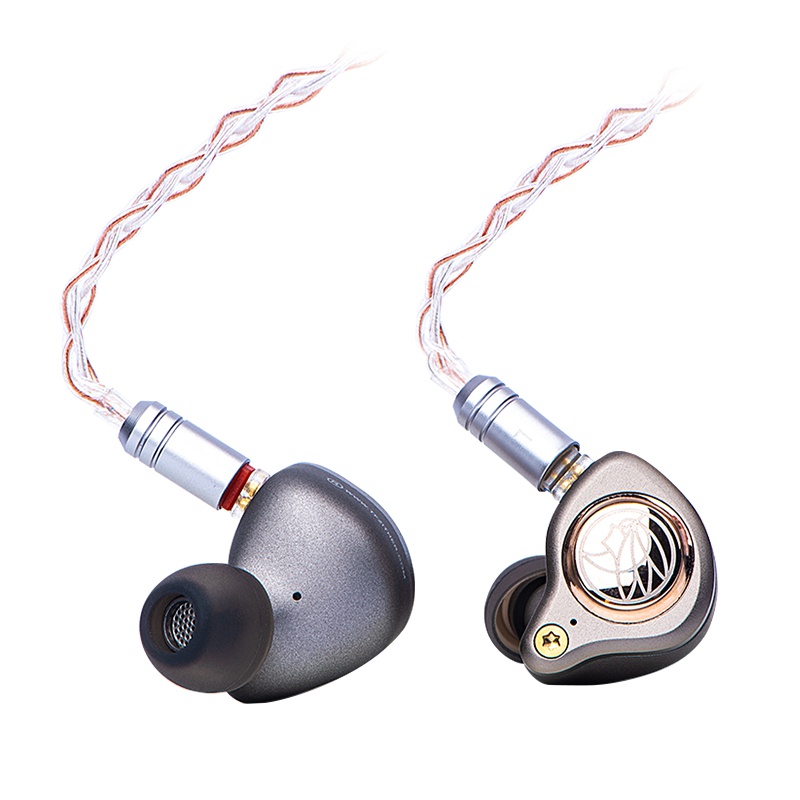 锦瑟香也(TheFragrantZither) KING LTD音乐舞台耳返HIFI入耳式降噪游戏挂耳式有线耳机 星空灰