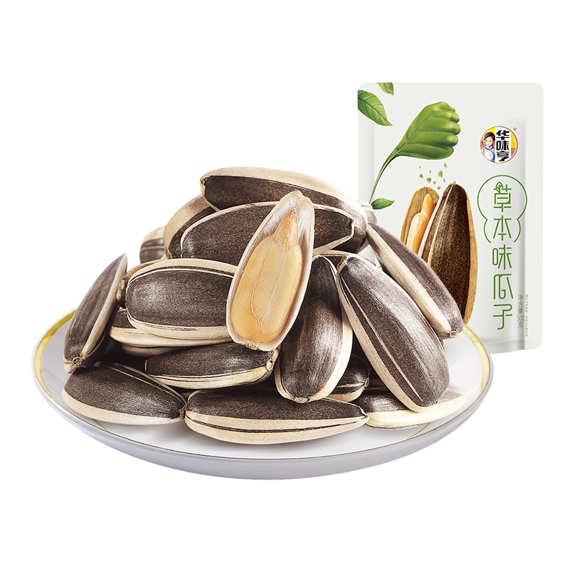 华味亨草本味瓜子500g坚果炒货批发焦糖味瓜子散装新货葵籽