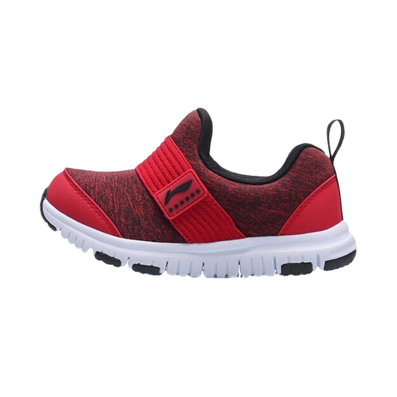 LI-NING KIDS男女小童舒适套脚一脚蹬豆包鞋