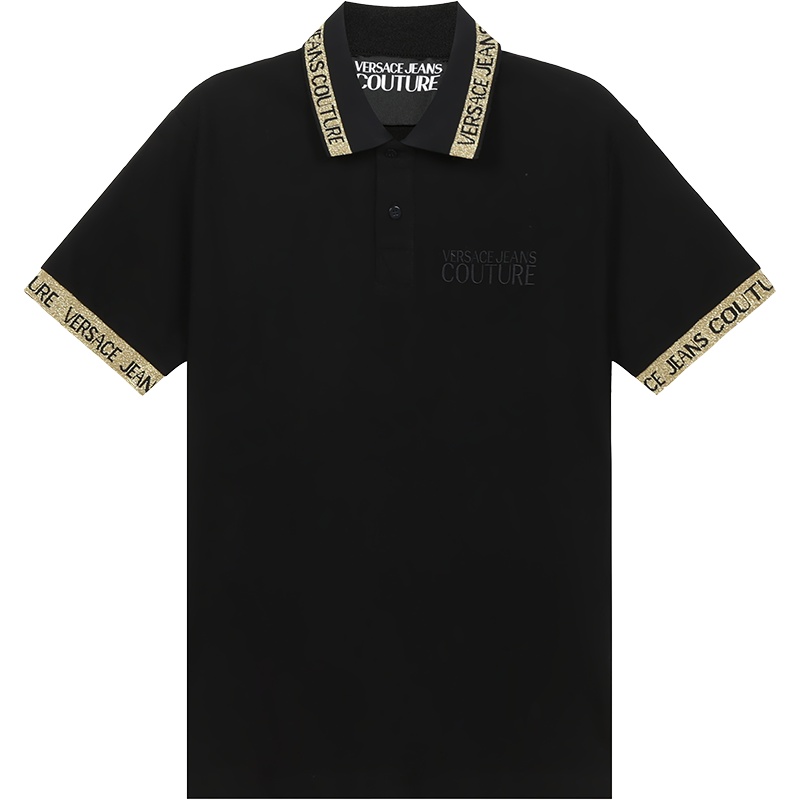 VERSACE JEANS COUTURE 范思哲 男士棉质短袖POLO衫71GAGT10 CJ01T