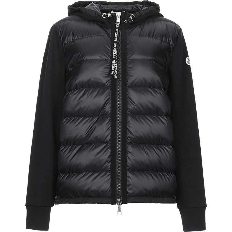 MONCLER 盟可睐/蒙口 女士 聚酰胺/棉质薄款连帽针织衫鹅绒羽绒服外套 F2 093 8G50300 V8053