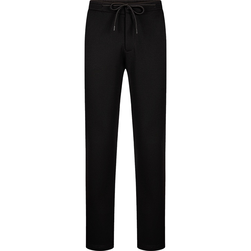 【柒先生联名款】柒牌男士针织便装长裤中青年松紧抽绳高弹力裤装